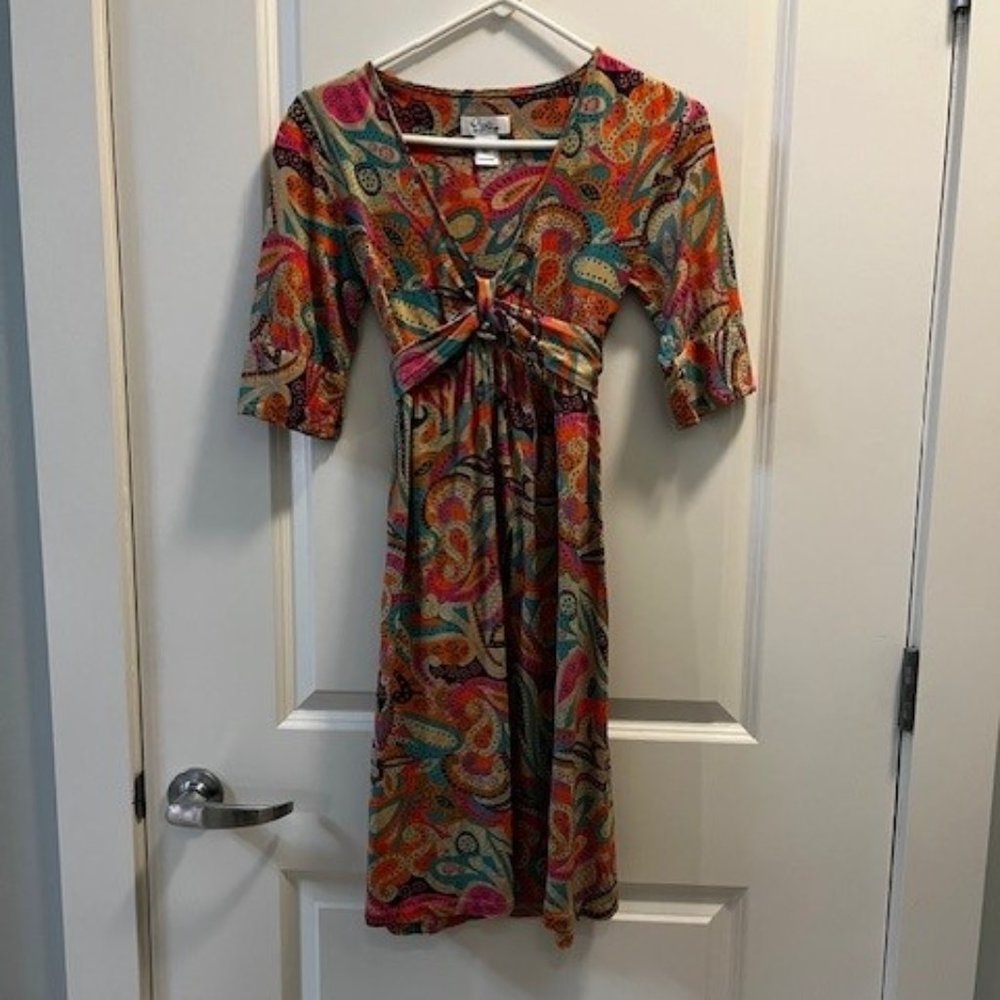 Perfect for Fall - Vintage Lilly Pulitzer Paisley Silk Dress sz 4